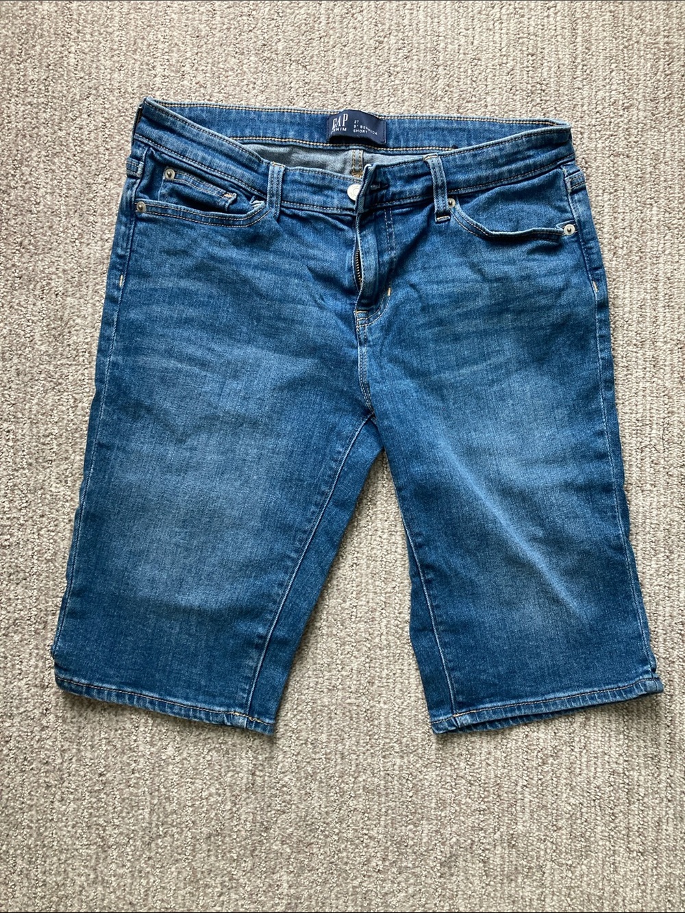 GAP Blue Denim Bermuda Shorts
